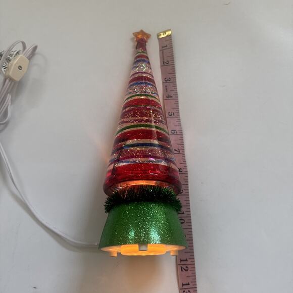 VTG Midwest of Cannon Falls Plug In Multi-Color Ceramic Tree LIGHT UP Christmas - Picture 8 of 12